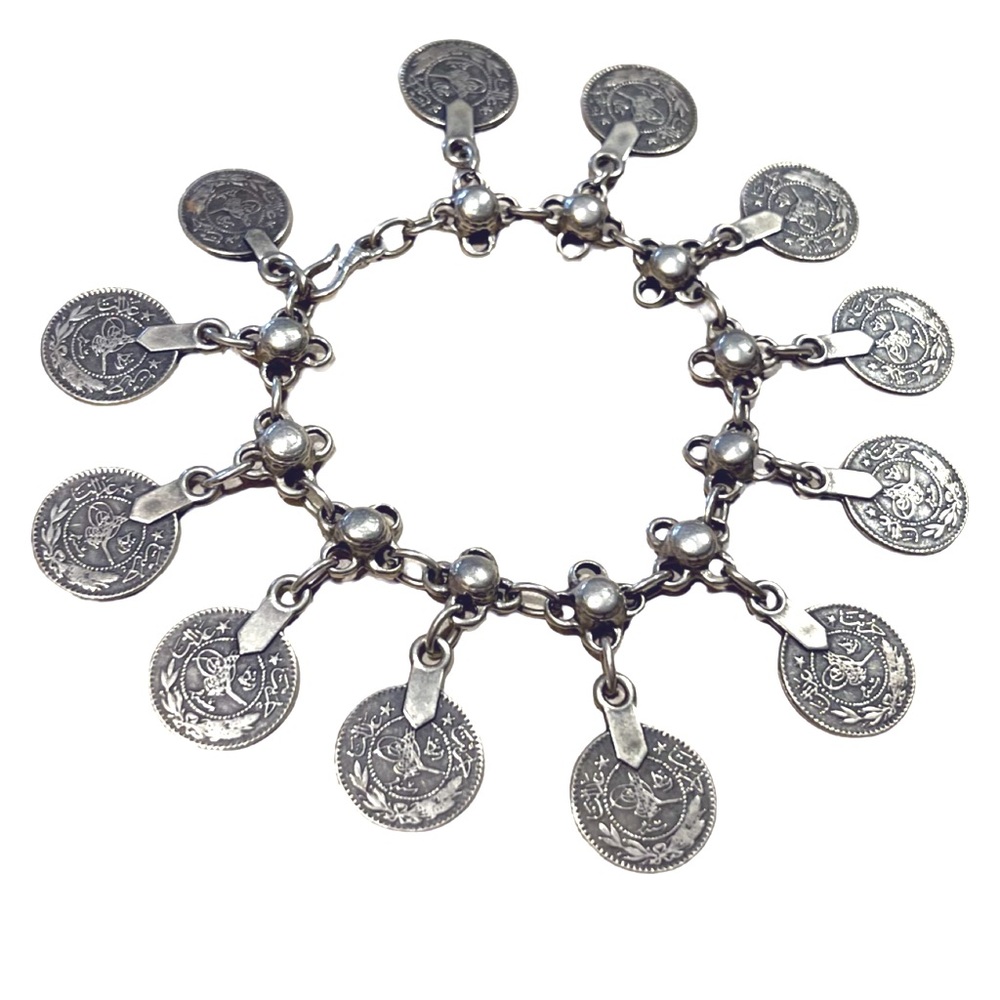 Anatolian Silver Coin Bracelet